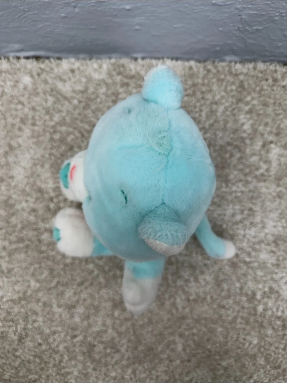Care Bears Cousins 2004 Blue Proud Heart Cat 12” Plush Stuffed Animal